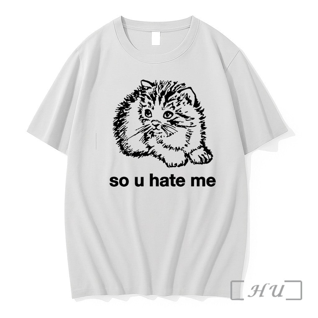 Officials Cat So U Hate Me Premium Sweater Jpg - Adult & Kids T-Shirts, Sweatshirts & Hoodies apparel design preview 1