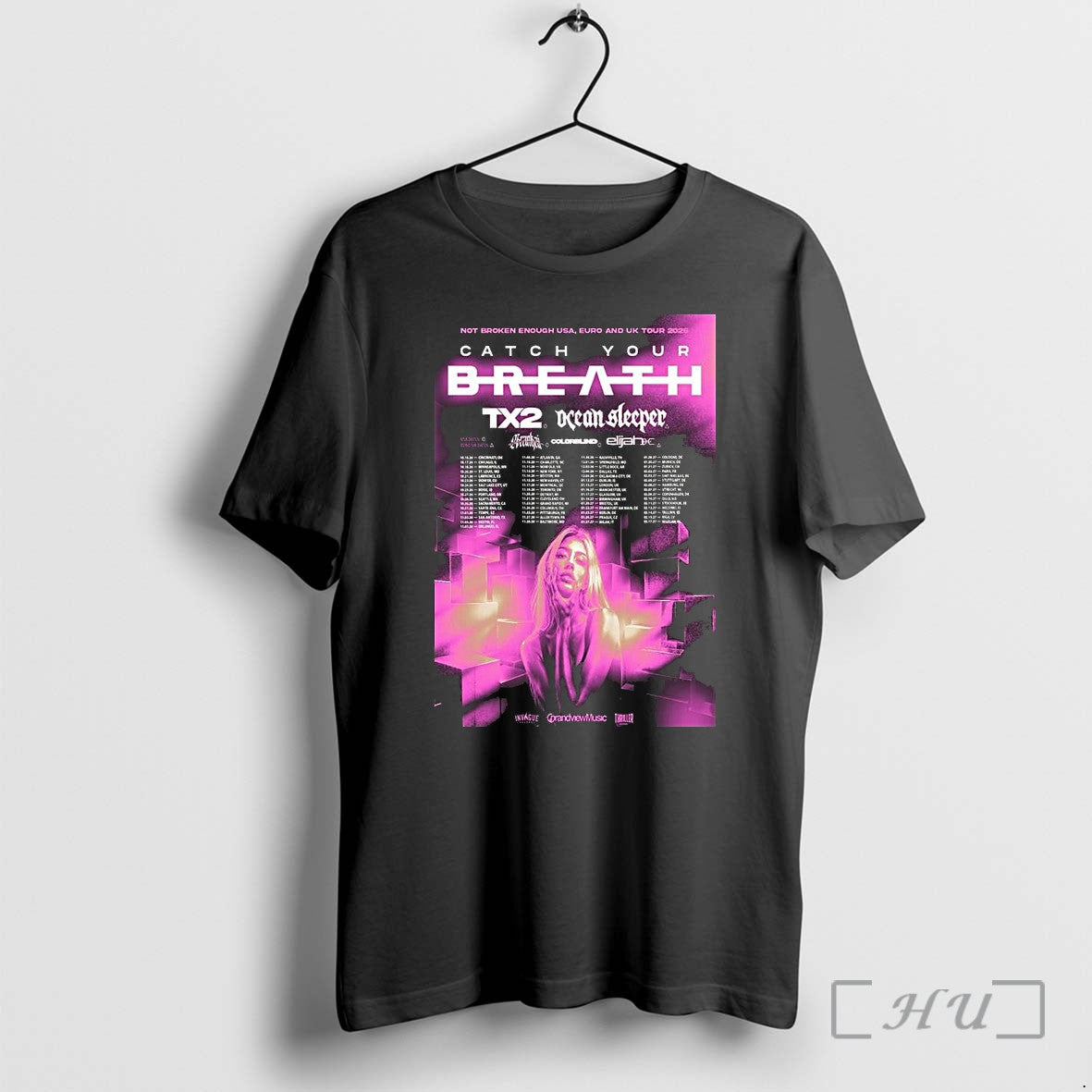Officials Catch Your Breath Tour 2026 Us Eu And Uk 1 - Adult & Kids T-Shirts, Sweatshirts & Hoodies apparel design preview 1