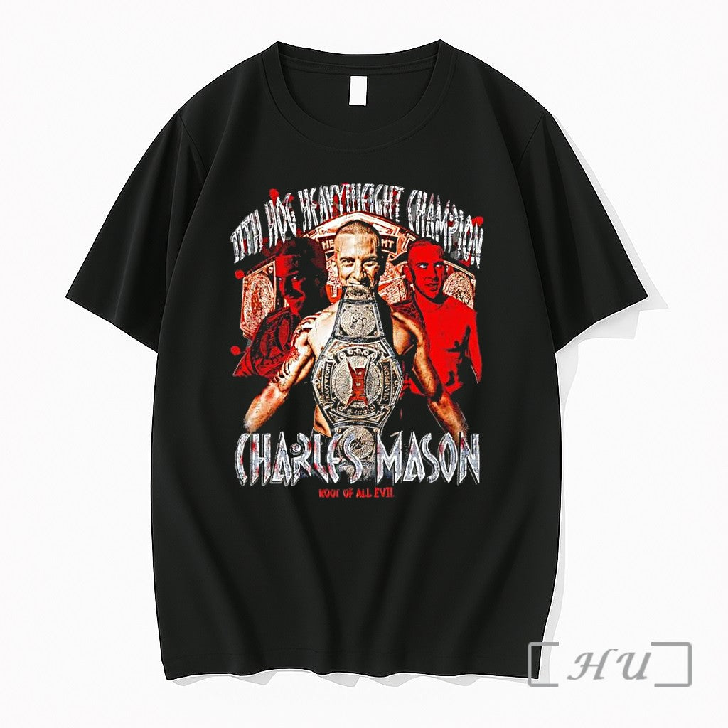 Officials Charles Mason Tth Hog Heavyweight Champion - Adult & Kids T-Shirts, Sweatshirts & Hoodies apparel design preview 1