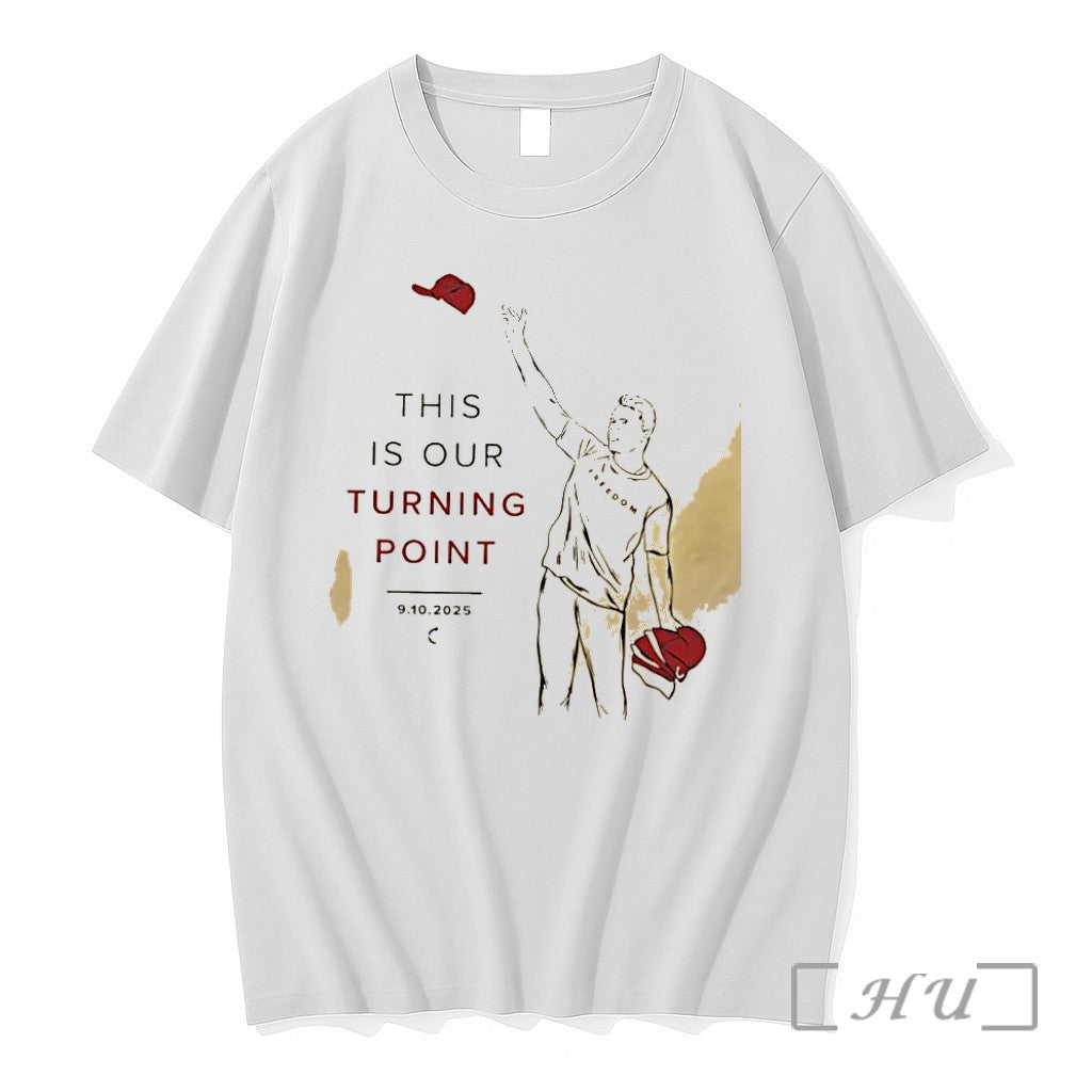 Officials Charlie Kirk Freedom This Is Our Turning - Adult & Kids T-Shirts, Sweatshirts & Hoodies apparel design preview 1