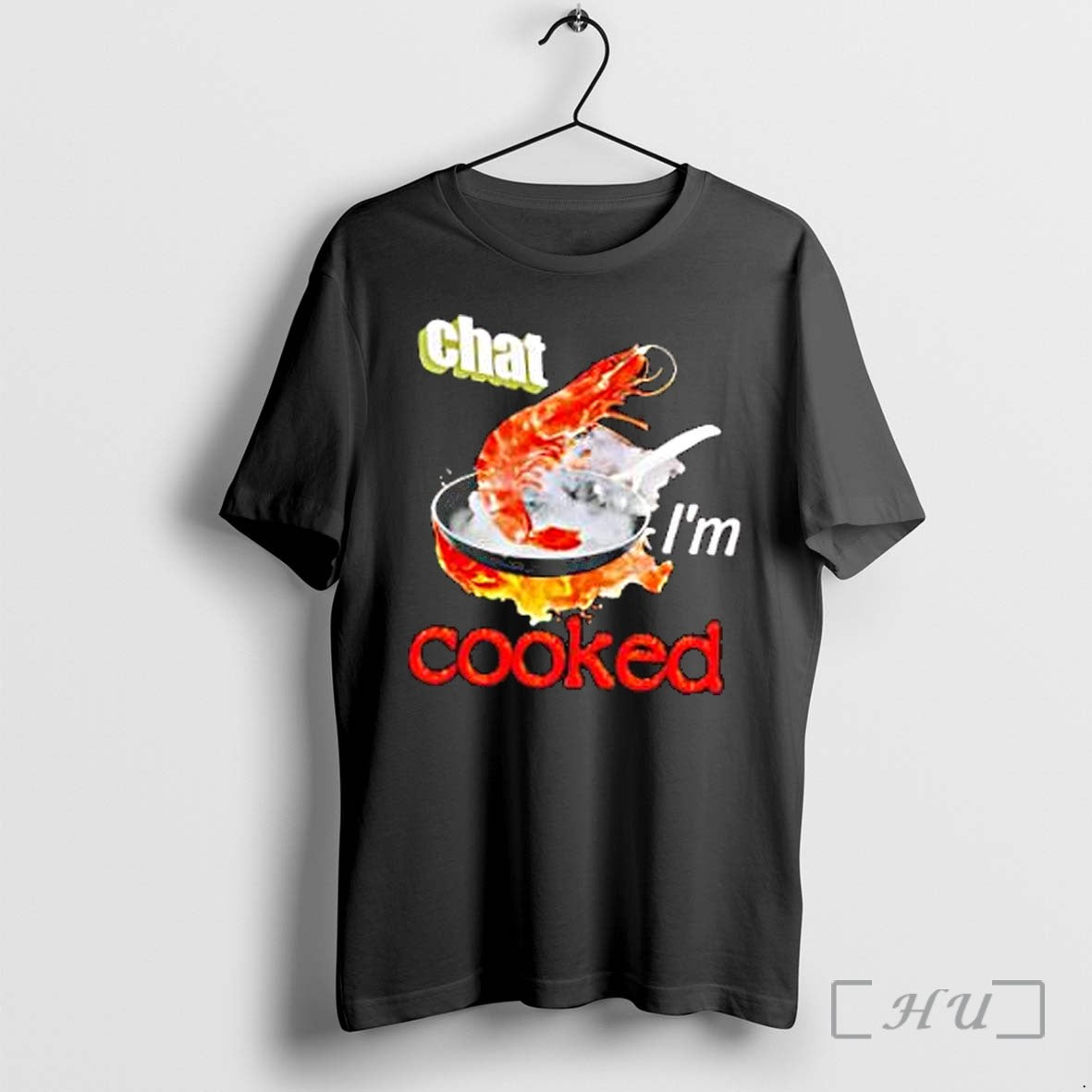 Officials Chat Im Cooked Shrimp Premium Sweater Jpg - Adult & Kids T-Shirts, Sweatshirts & Hoodies apparel design preview 1