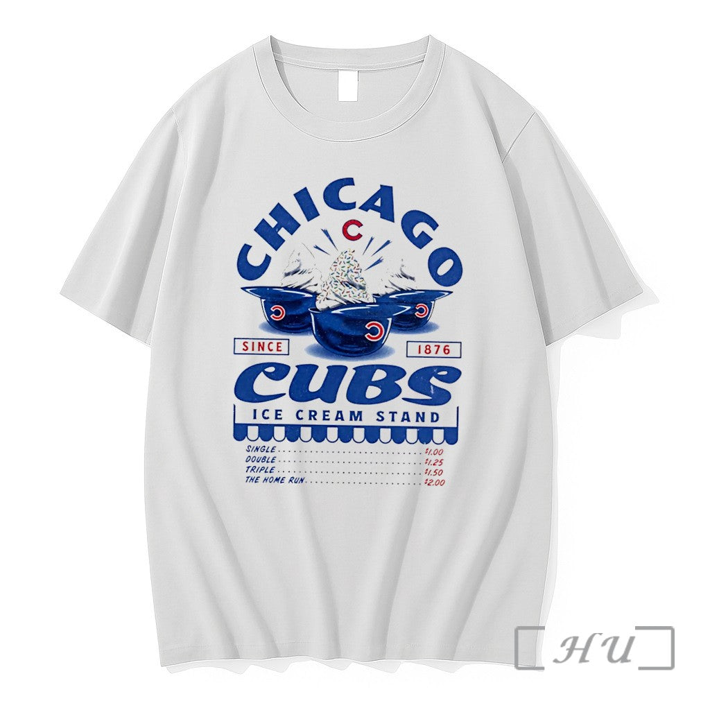 Officials Chicago Cubs Ice Cream Stand Premium - Adult & Kids T-Shirts, Sweatshirts & Hoodies apparel design preview 1
