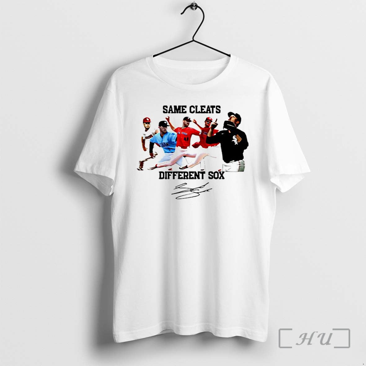 Officials Chicago White Sox Same Cleats Different - Adult & Kids T-Shirts, Sweatshirts & Hoodies apparel design preview 1