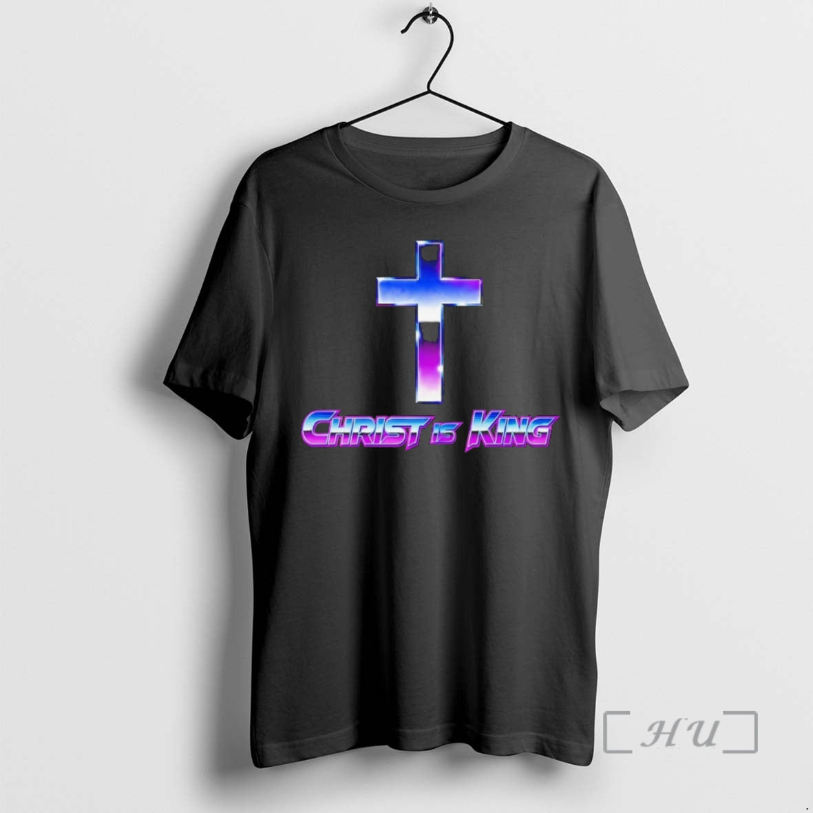 Officials Christ Is King Synthwave - Adult & Kids T-Shirts, Sweatshirts & Hoodies apparel design preview 1