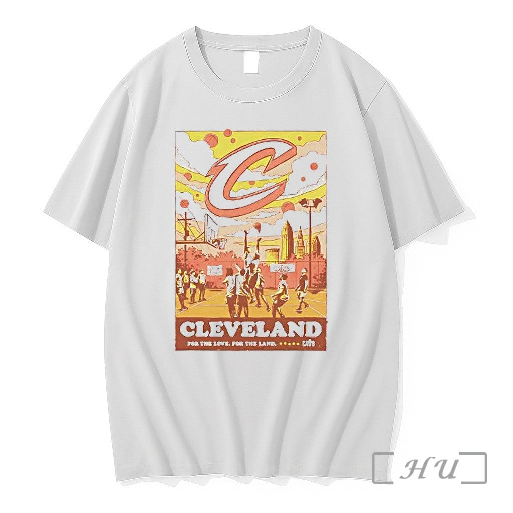 Officials Cleveland Cavaliers For The Love Land - Adult & Kids T-Shirts, Sweatshirts & Hoodies apparel design preview 1