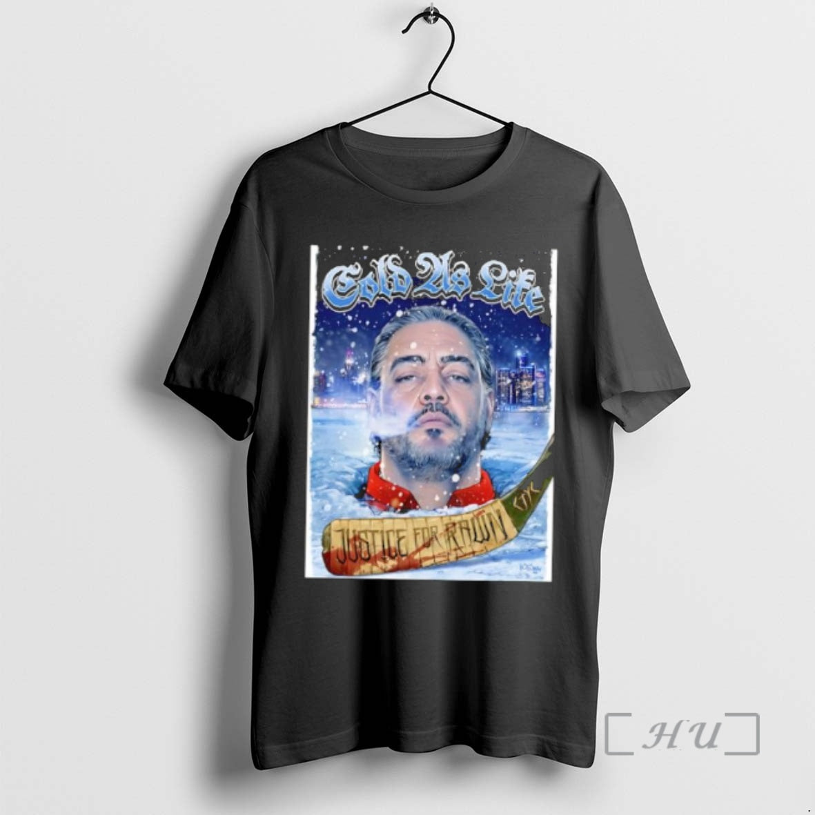 Officials Cold As Life Justice For Pawn Hockey Stick - Adult & Kids T-Shirts, Sweatshirts & Hoodies apparel design preview 1