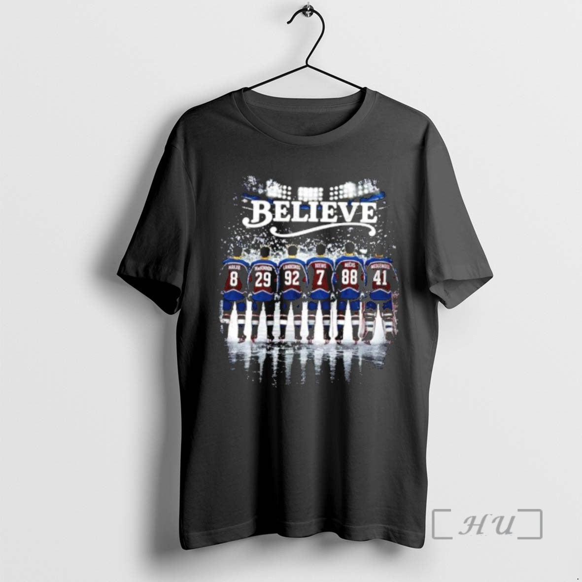 Officials Colorado Avalanche Believe Hockey Players - Adult & Kids T-Shirts, Sweatshirts & Hoodies apparel design preview 1