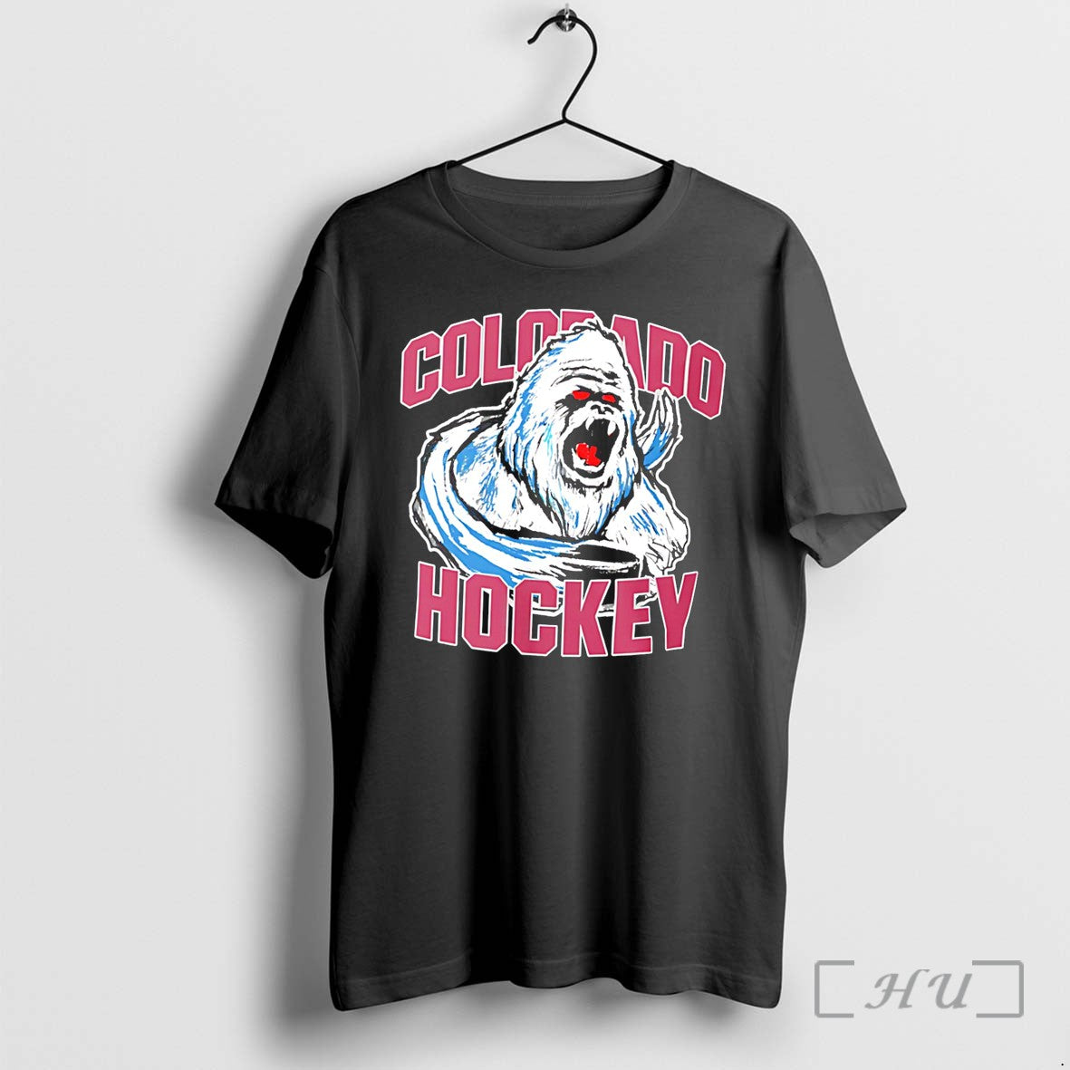 Officials Colorado Hockey Yeti Mascot Premium Sweater - Adult & Kids T-Shirts, Sweatshirts & Hoodies apparel design preview 1