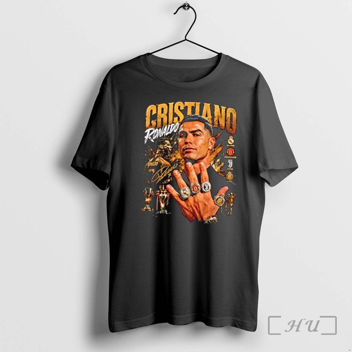 Officials Cristiano Ronaldo Real Madrid Manchester - Adult & Kids T-Shirts, Sweatshirts & Hoodies apparel design preview 1