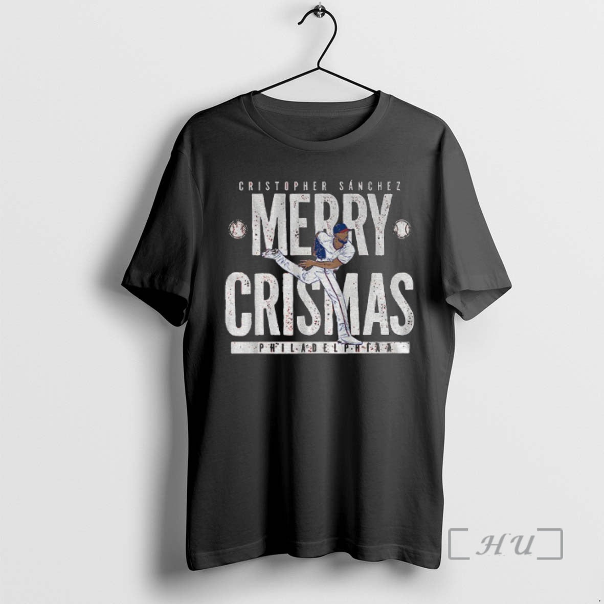 Officials Cristopher Sanchez Philadelphia Phillies - Adult & Kids T-Shirts, Sweatshirts & Hoodies apparel design preview 1