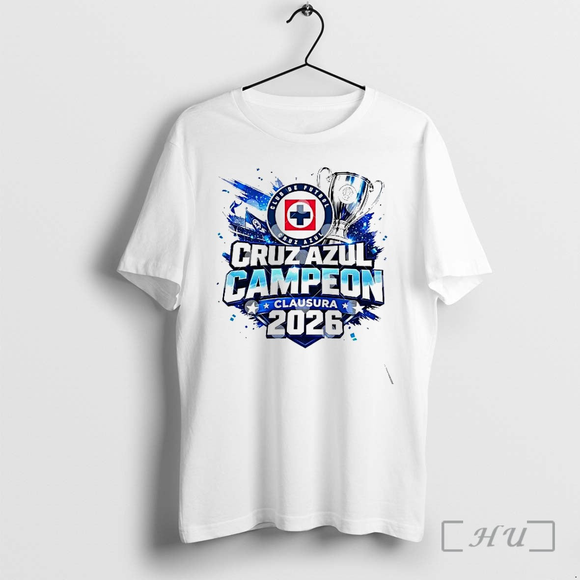 Officials Cruz Azul Clausura 2026 Champion - Adult & Kids T-Shirts, Sweatshirts & Hoodies apparel design preview 1