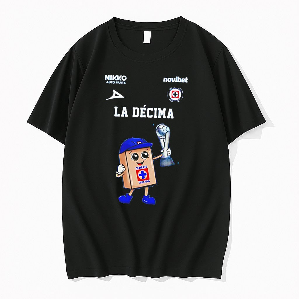 Officials Cruz Azul La Decima Liga Mx Campeones 2026 - Adult & Kids T-Shirts, Sweatshirts & Hoodies apparel design preview 1