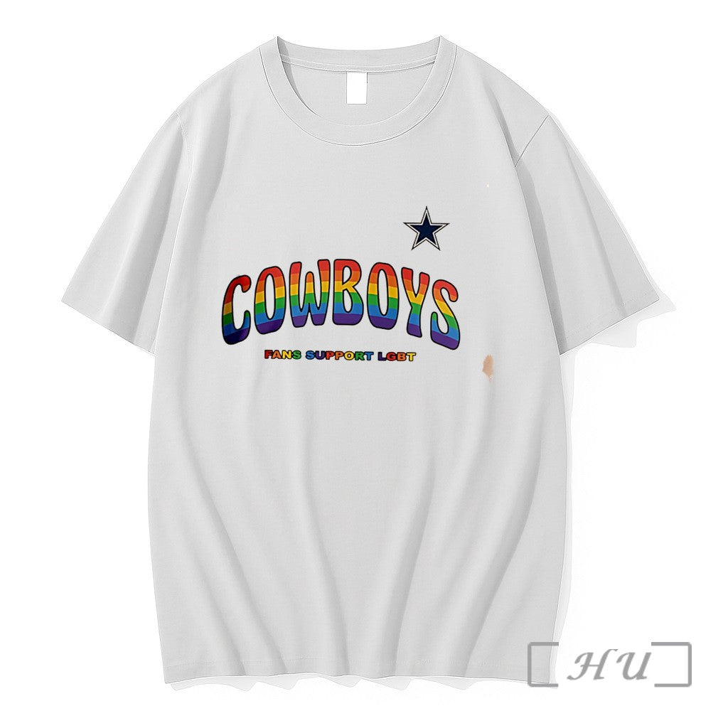 Officials Dallas Cowboys Fans Support Lgbt Pride - Adult & Kids T-Shirts, Sweatshirts & Hoodies apparel design preview 1