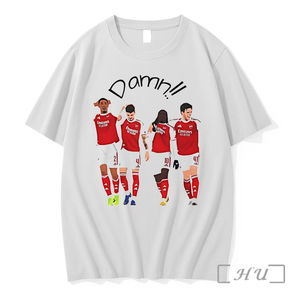 Officials Damn Arsenal Fc Big 4 Players Cartoon - Adult & Kids T-Shirts, Sweatshirts & Hoodies apparel design preview 1