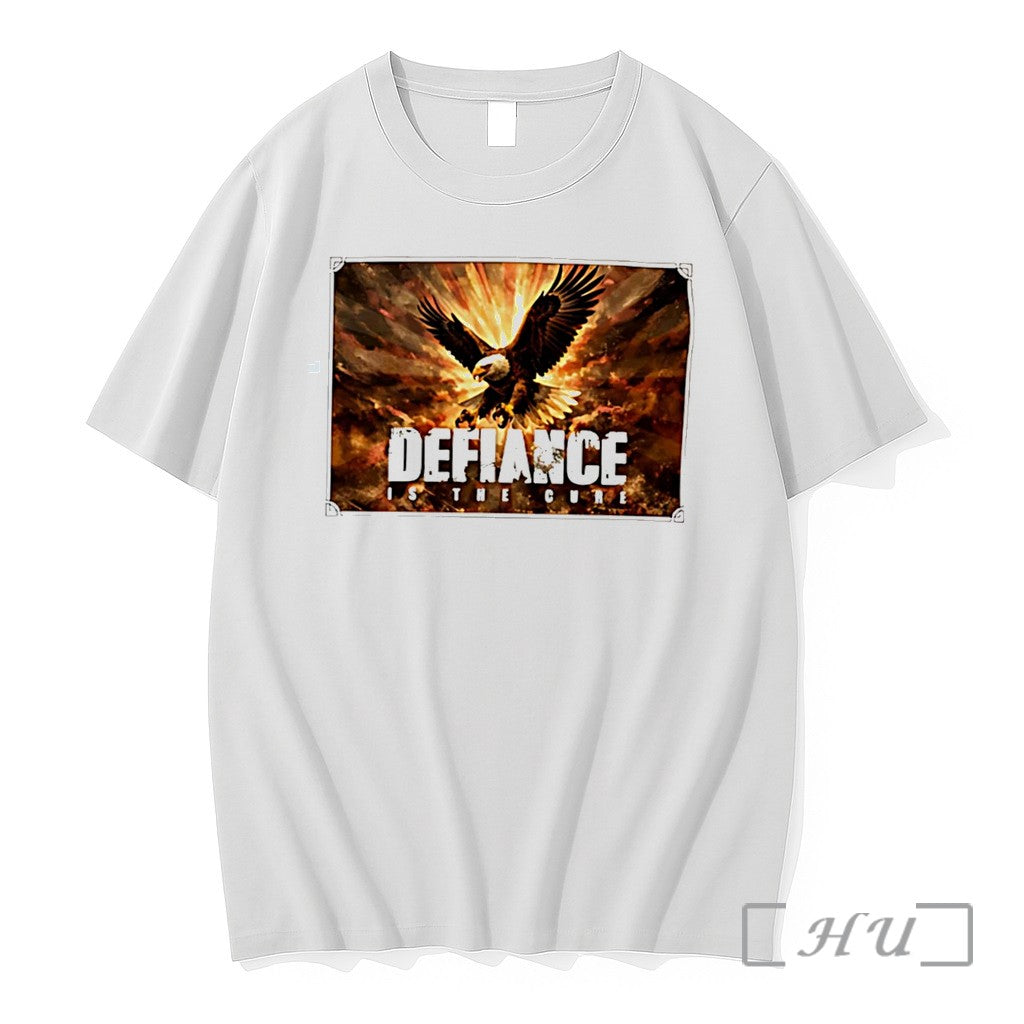 Officials Defiance Is The Cure Eagle Premium Sweater - Adult & Kids T-Shirts, Sweatshirts & Hoodies apparel design preview 1