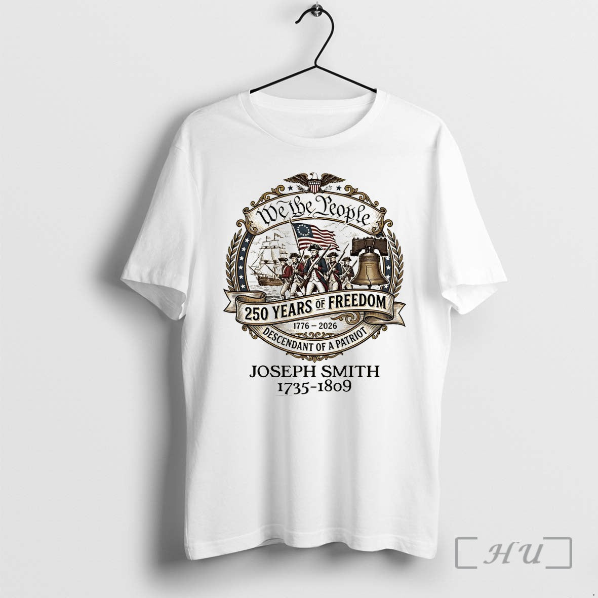 Officials Descendant Of A Patriot 250 Years Freedom - Adult & Kids T-Shirts, Sweatshirts & Hoodies apparel design preview 1
