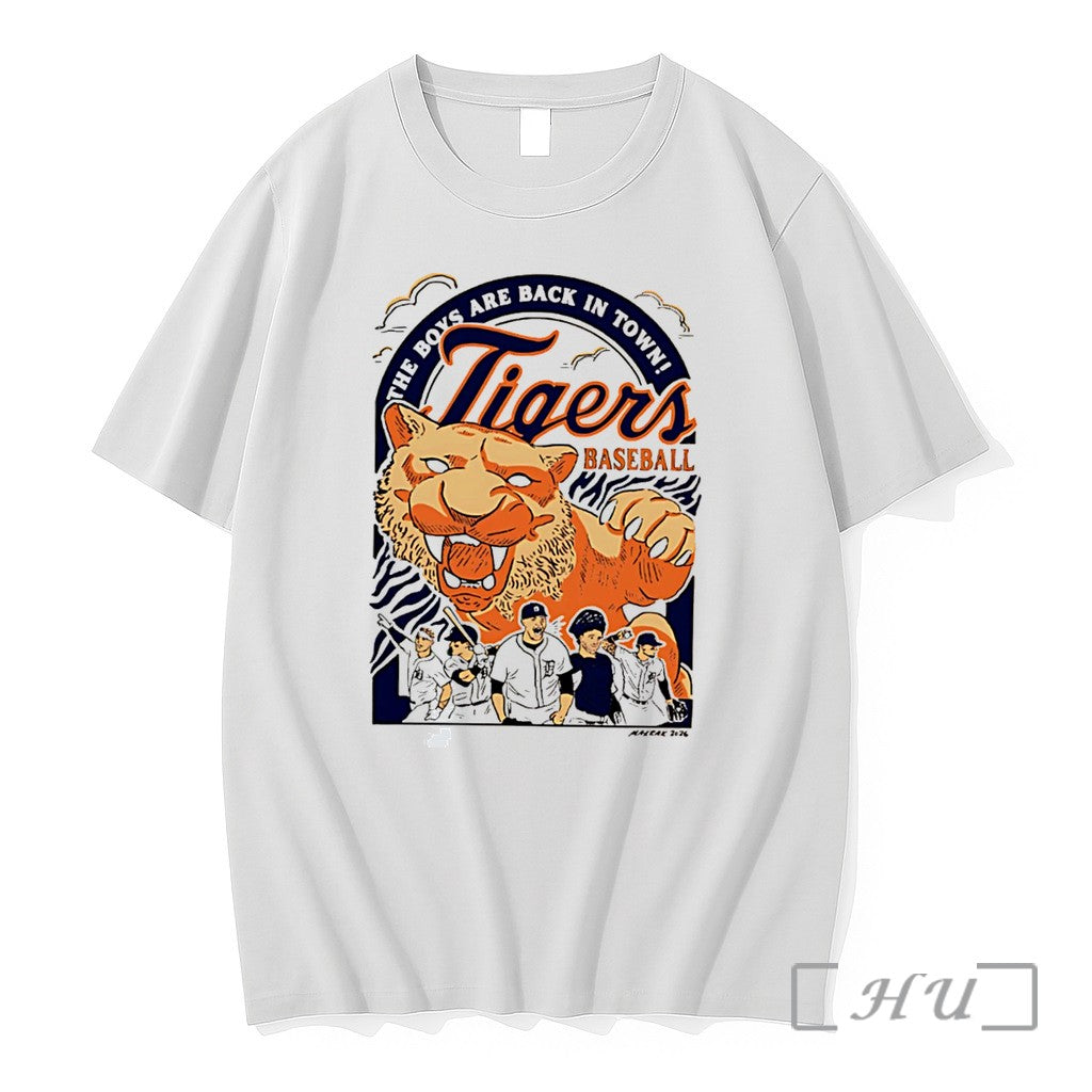 Officials Detroit Tigers Baseball They Boys Are Back - Adult & Kids T-Shirts, Sweatshirts & Hoodies apparel design preview 1