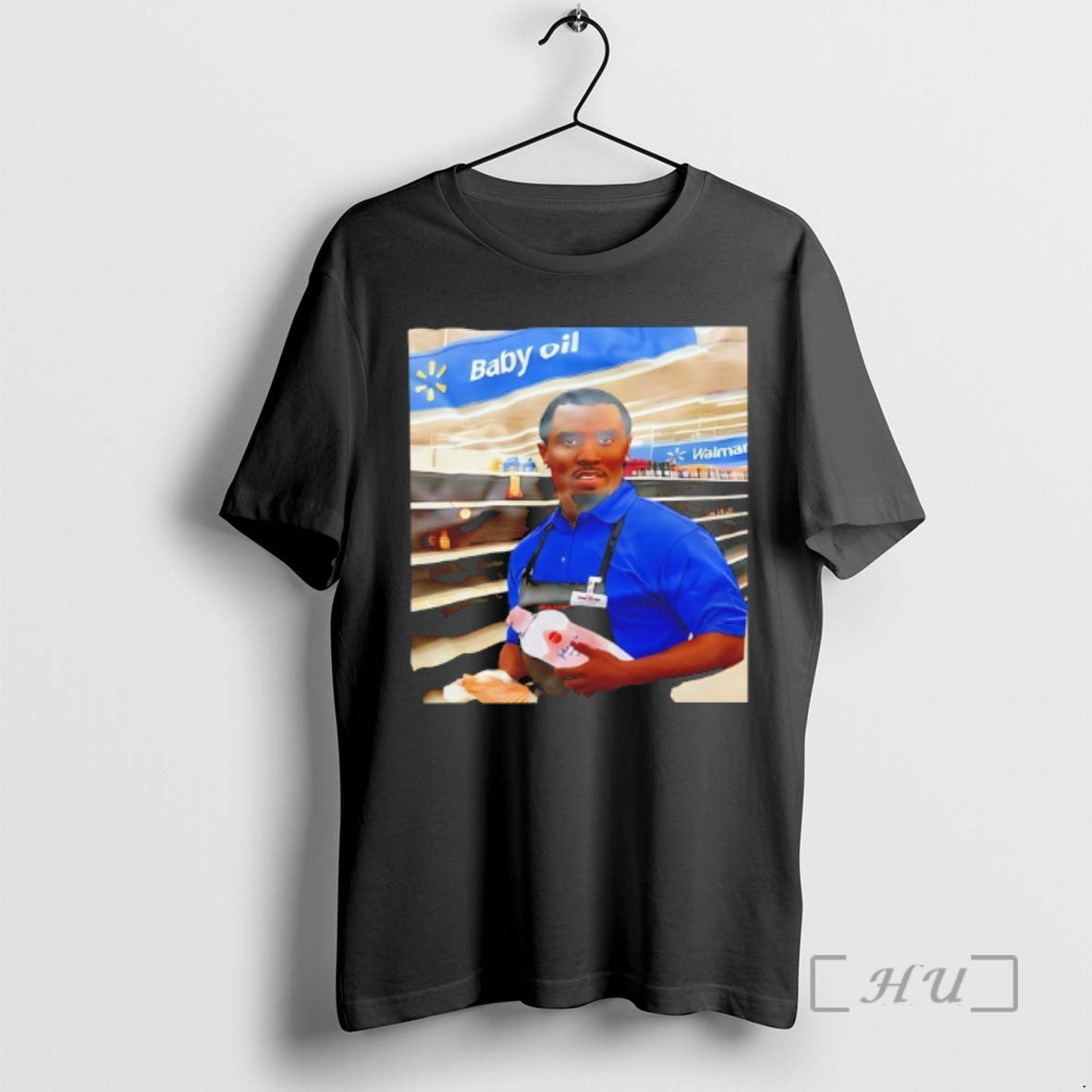 Officials Diddy Baby Oil Walmart Parody Logo - Adult & Kids T-Shirts, Sweatshirts & Hoodies apparel design preview 1