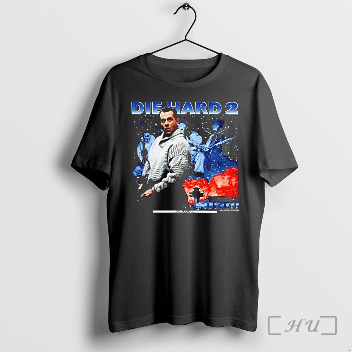 Officials Die Hard 2 Bruce Willis John Mcclane Harder - Adult & Kids T-Shirts, Sweatshirts & Hoodies apparel design preview 1