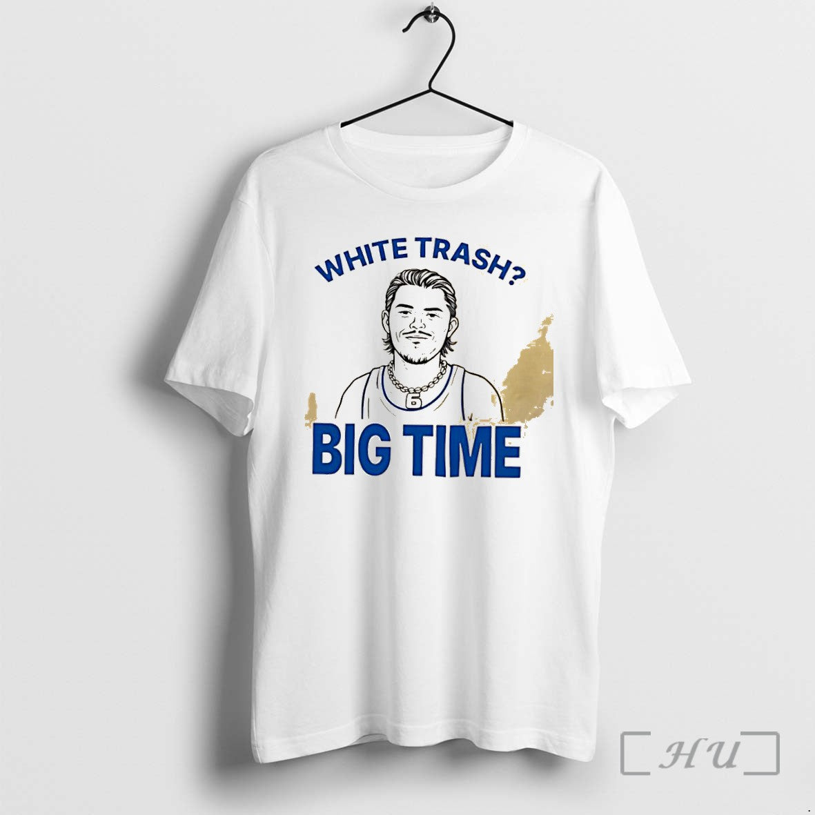 Officials Dirk Nowitzki White Trash Big Time Dallas - Adult & Kids T-Shirts, Sweatshirts & Hoodies apparel design preview 1