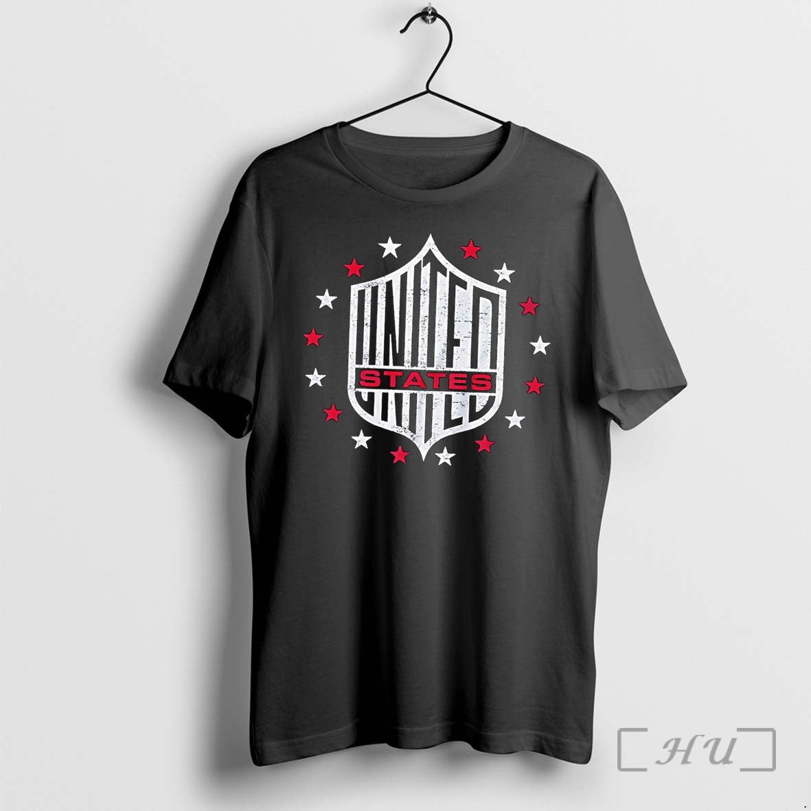 Officials Distressed United States Patriotic Stars - Adult & Kids T-Shirts, Sweatshirts & Hoodies apparel design preview 1