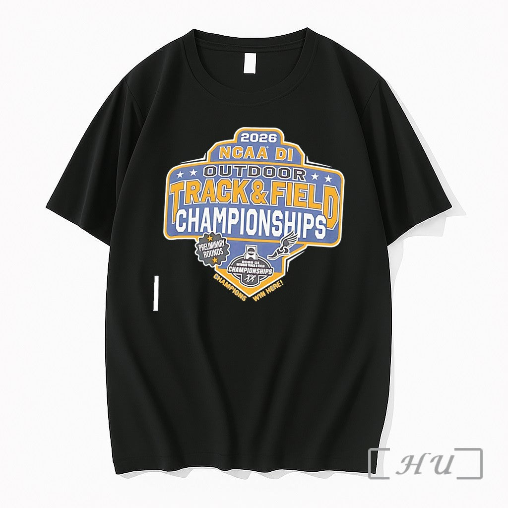 Officials Division I Outdoor Track Field First Round - Adult & Kids T-Shirts, Sweatshirts & Hoodies apparel design preview 1