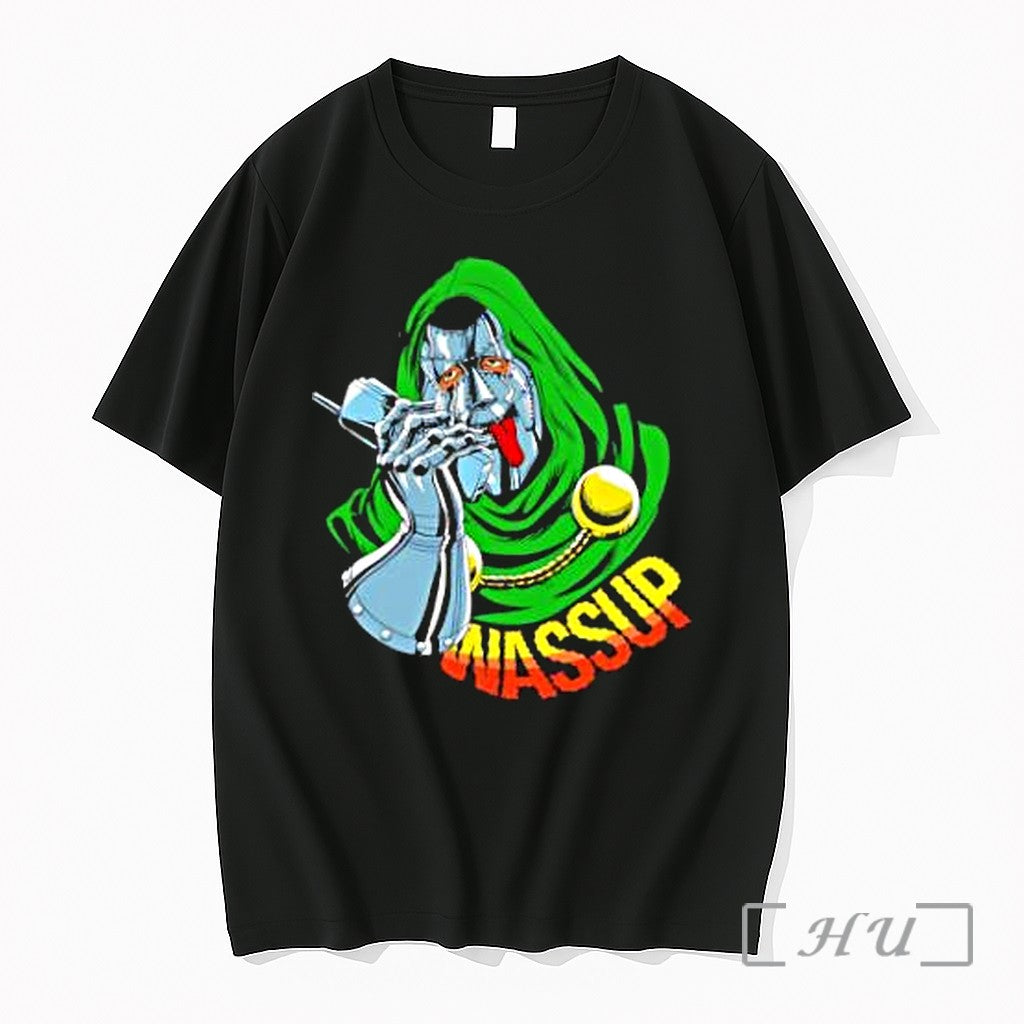 Officials Doctor Doom Wassup Premium Sweater Jpg - Adult & Kids T-Shirts, Sweatshirts & Hoodies apparel design preview 1