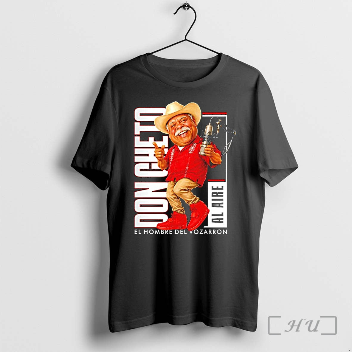 Officials Don Cheto Al Aire El Hombre Del Vozarron - Adult & Kids T-Shirts, Sweatshirts & Hoodies apparel design preview 1