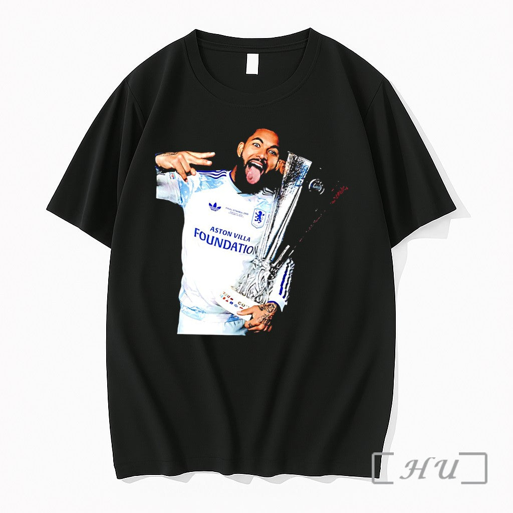 Officials Douglas Luiz Aston Villa 2026 Europa League - Adult & Kids T-Shirts, Sweatshirts & Hoodies apparel design preview 1