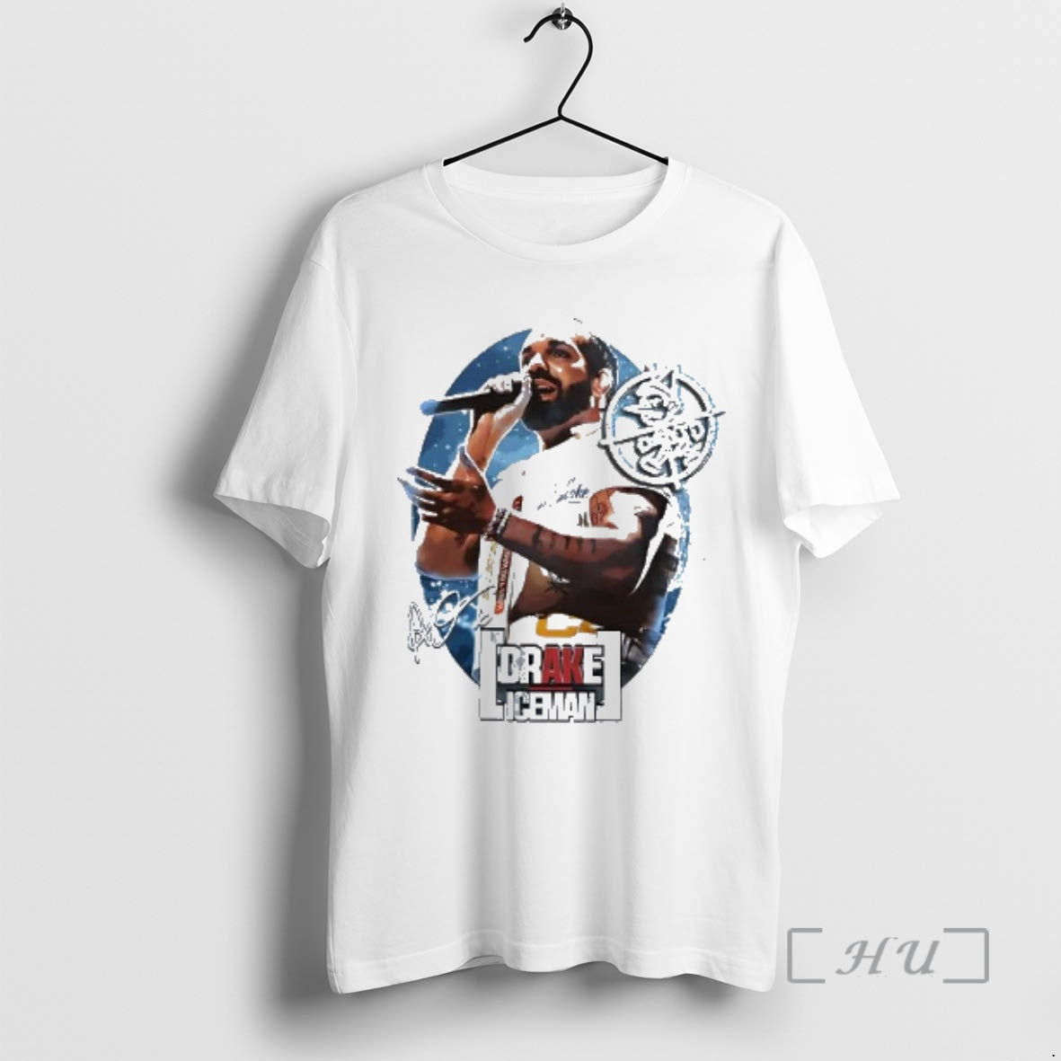 Officials Drake Iceman Singer Portrait - Adult & Kids T-Shirts, Sweatshirts & Hoodies apparel design preview 1