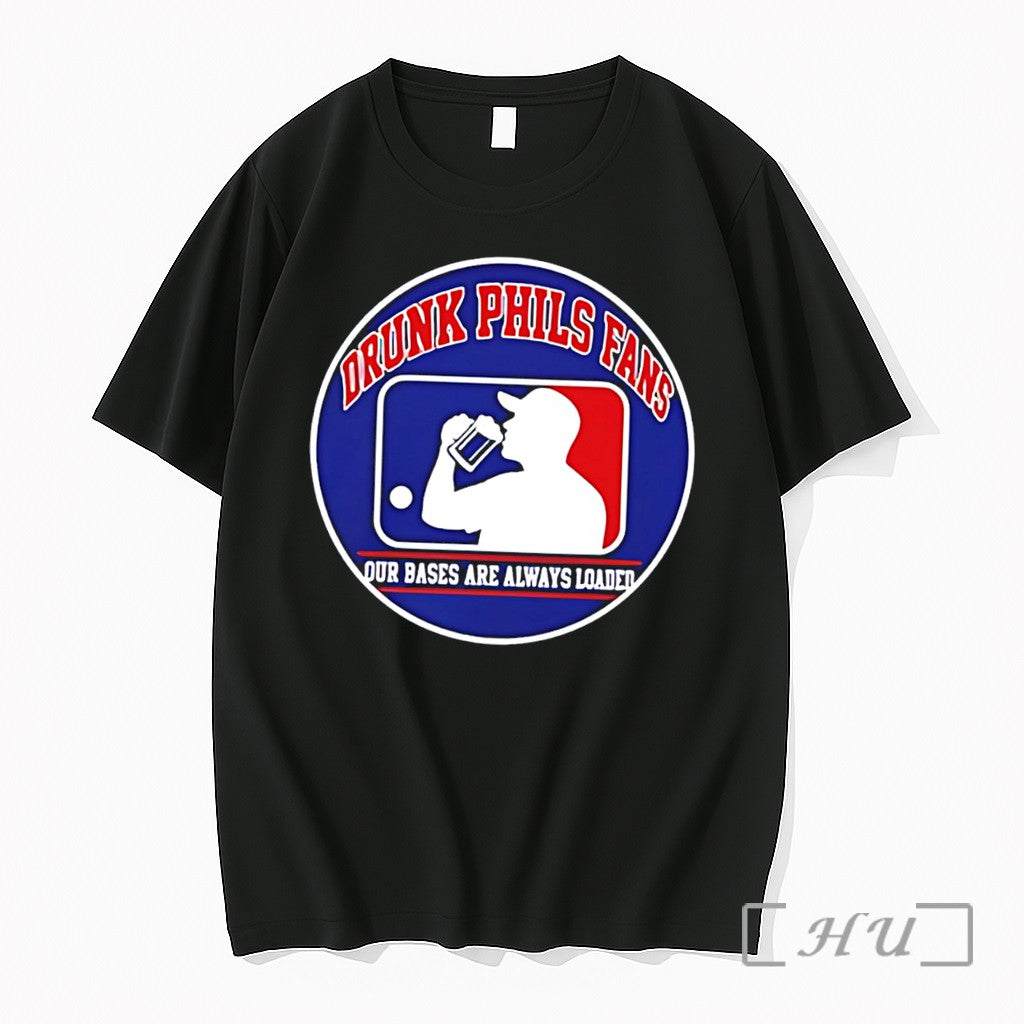 Officials Drunk Phils Fans Featuring Major League - Adult & Kids T-Shirts, Sweatshirts & Hoodies apparel design preview 1