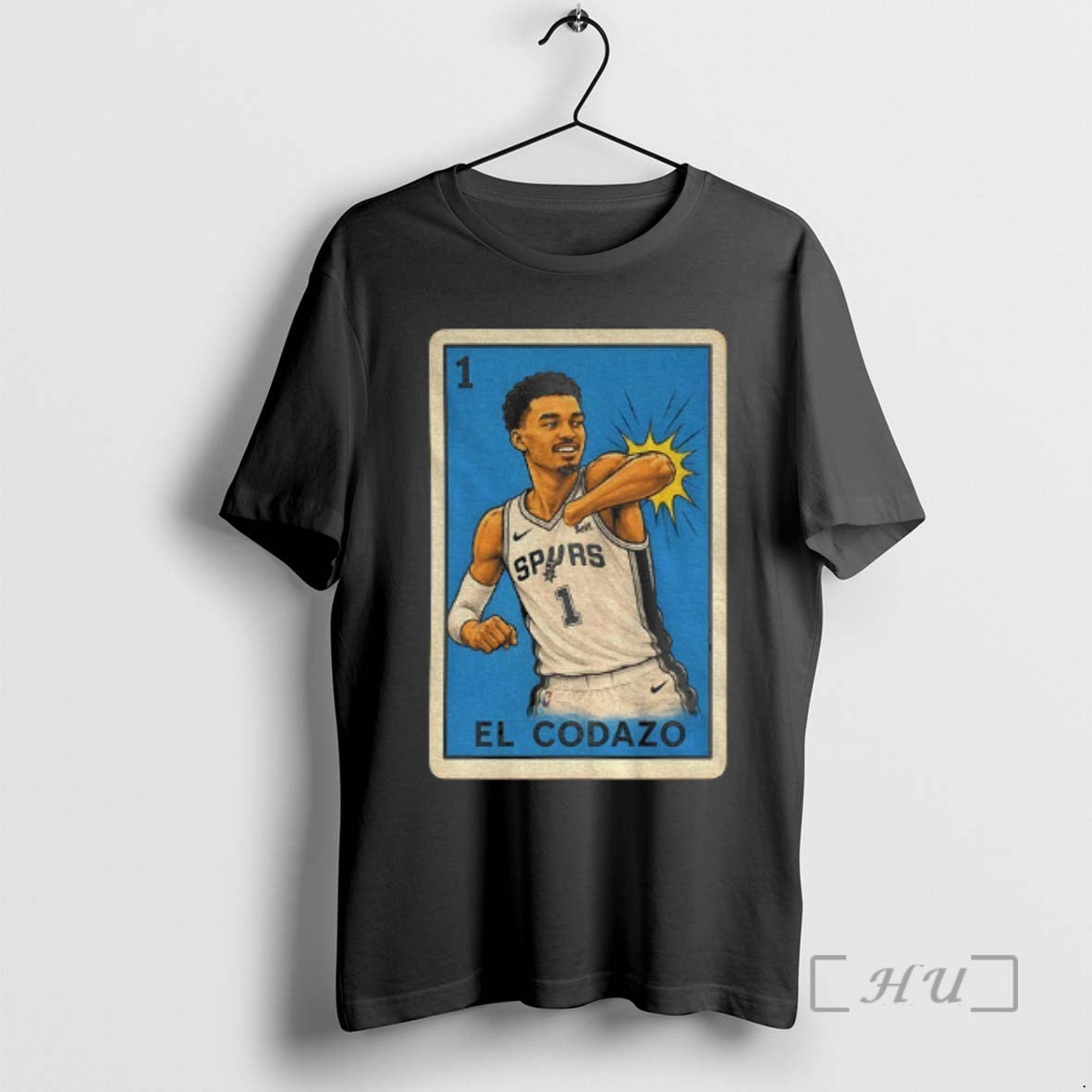 Officials El Codazo Victor Wembanyama San Antonio - Adult & Kids T-Shirts, Sweatshirts & Hoodies apparel design preview 1