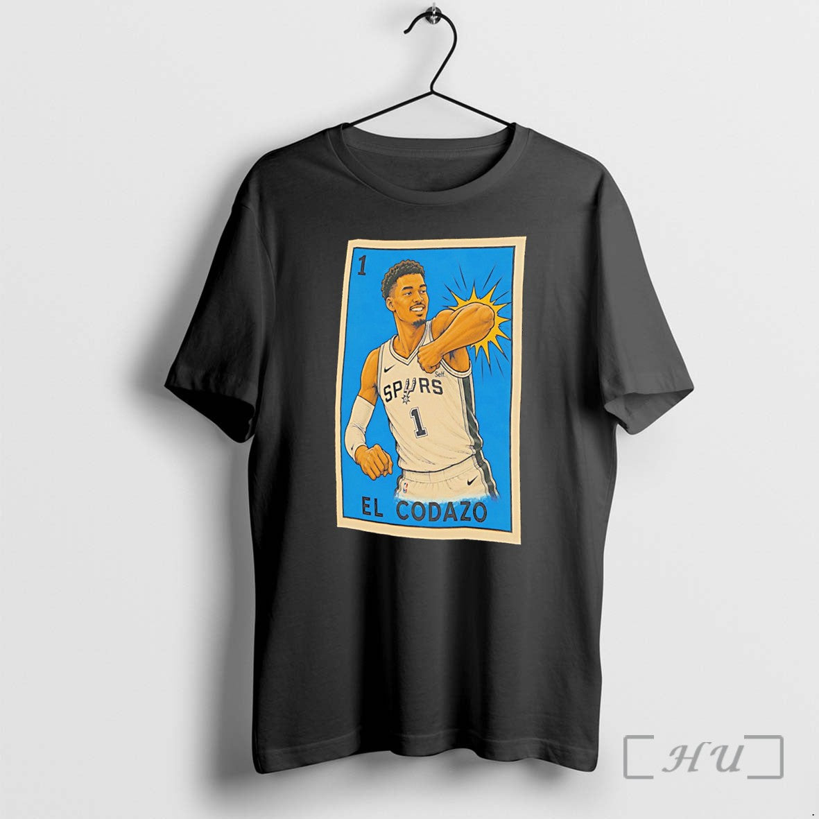 Officials El Codazo Victor Wembanyama San Antonio - Adult & Kids T-Shirts, Sweatshirts & Hoodies apparel design preview 1