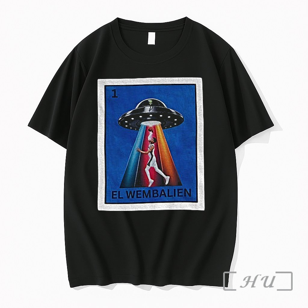 Officials El Wembalien Victor Wembanyama Ufo San - Adult & Kids T-Shirts, Sweatshirts & Hoodies apparel design preview 1