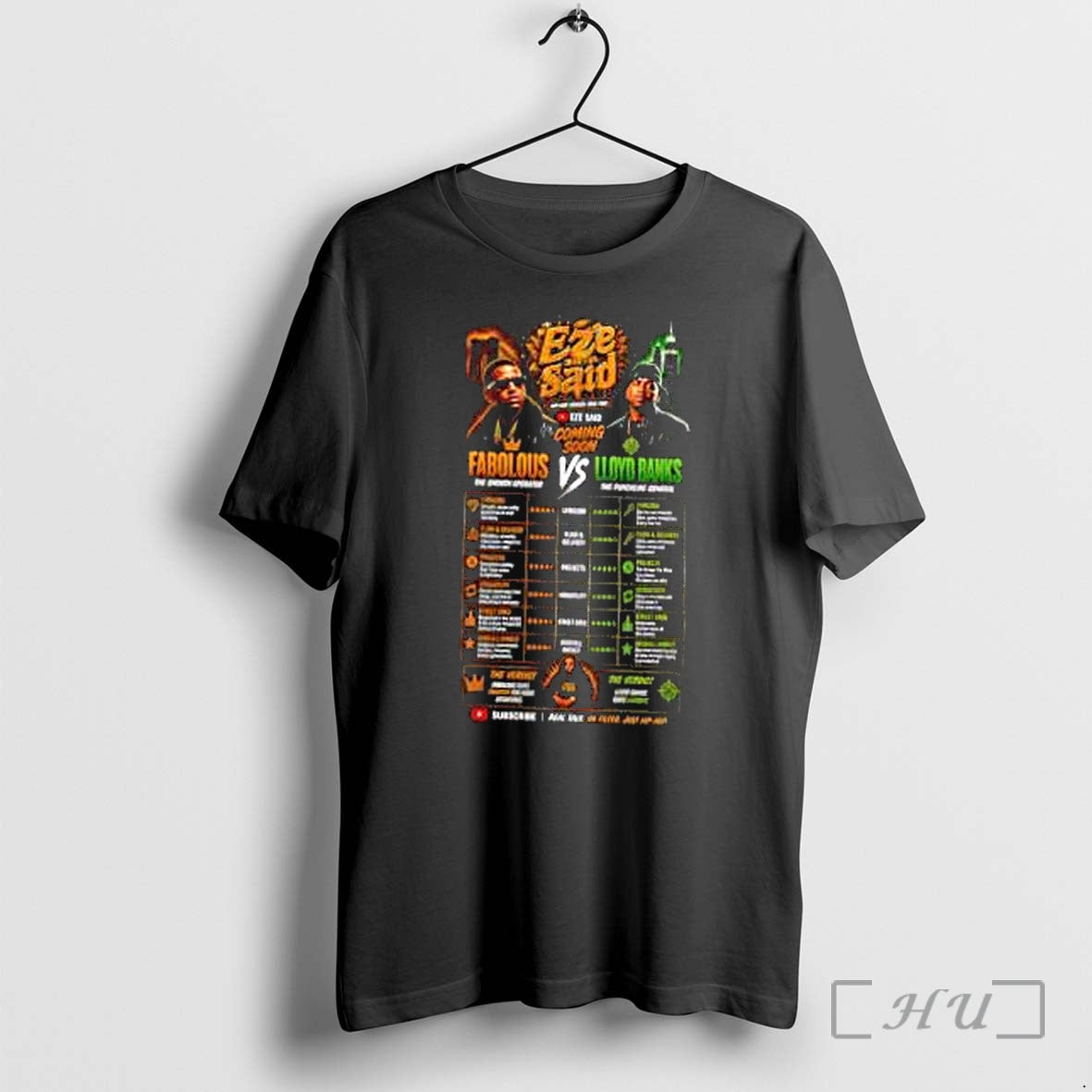 Officials Fabolous Vs Lloyd Banks Eze Said Hip Hop - Adult & Kids T-Shirts, Sweatshirts & Hoodies apparel design preview 1