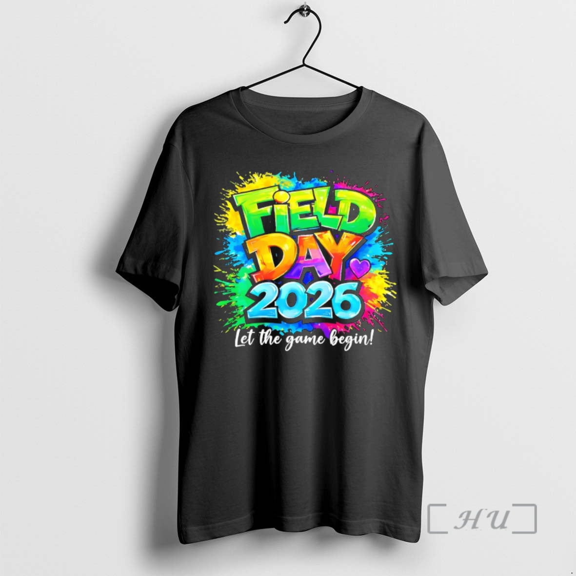 Officials Field Day 2026 Let The Games Begin Colorful - Adult & Kids T-Shirts, Sweatshirts & Hoodies apparel design preview 1