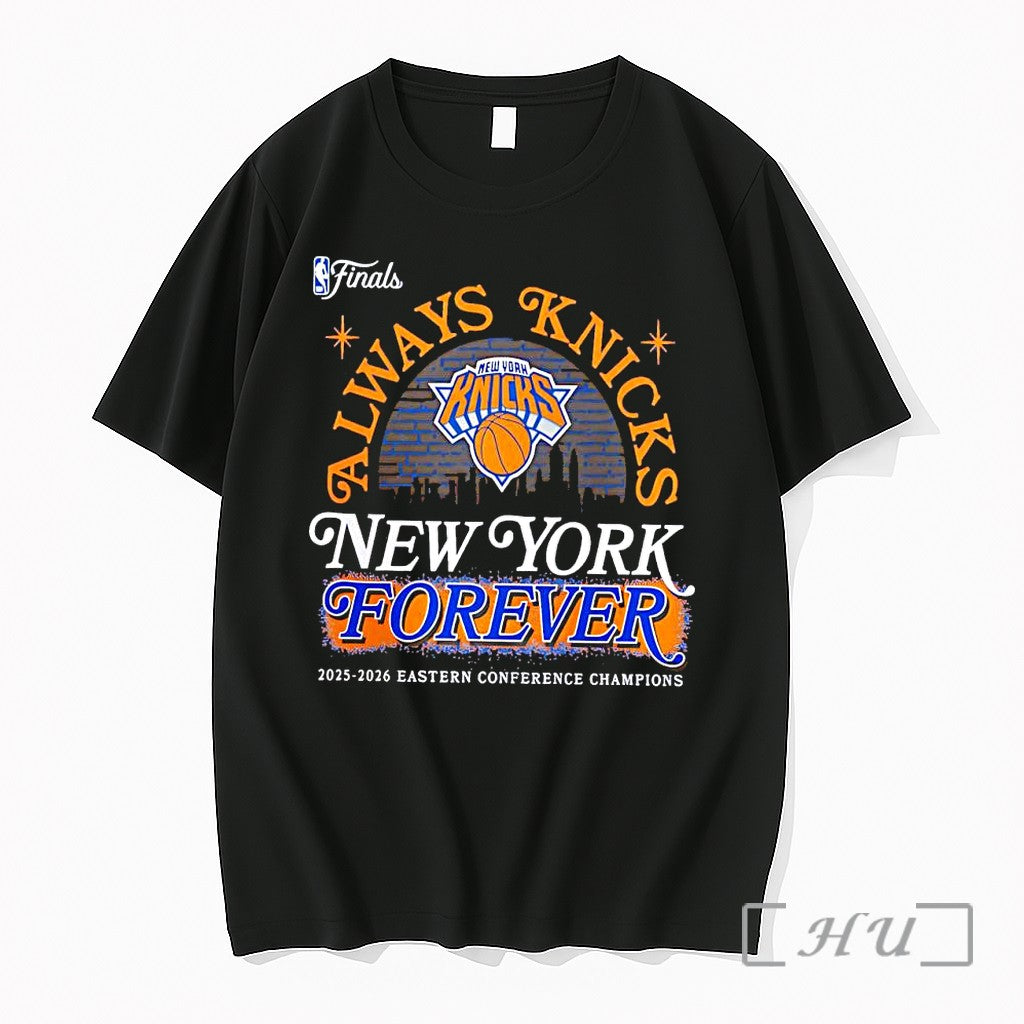 Officials Finals Always Knicks New York Forever 2025 - Adult & Kids T-Shirts, Sweatshirts & Hoodies apparel design preview 1