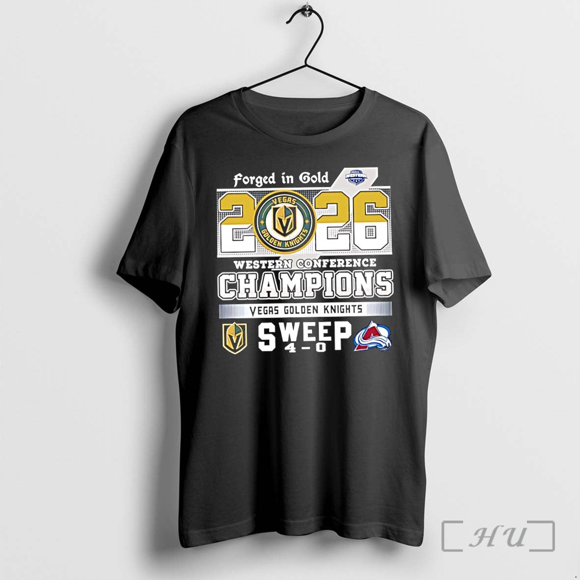 Officials Forged In Gold 2026 Western Conference - Adult & Kids T-Shirts, Sweatshirts & Hoodies apparel design preview 1