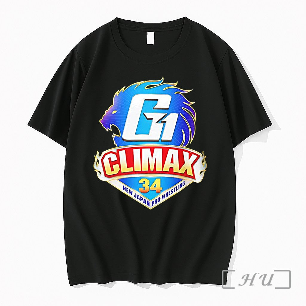Officials G1 Climax 34 New Japan Pro Wrestling Lion - Adult & Kids T-Shirts, Sweatshirts & Hoodies apparel design preview 1