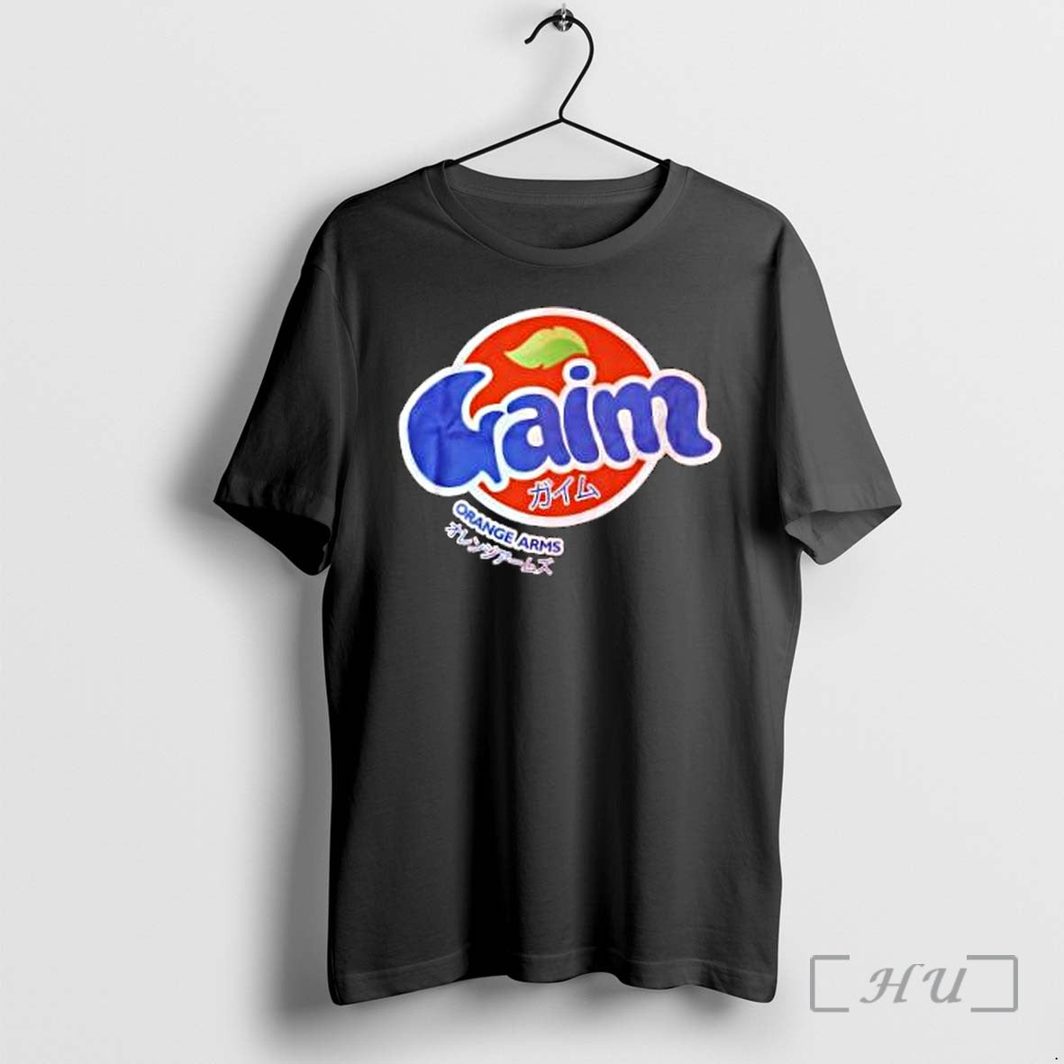 Officials Gaim Leaf Orange Arms Parody Logo Premium - Adult & Kids T-Shirts, Sweatshirts & Hoodies apparel design preview 1
