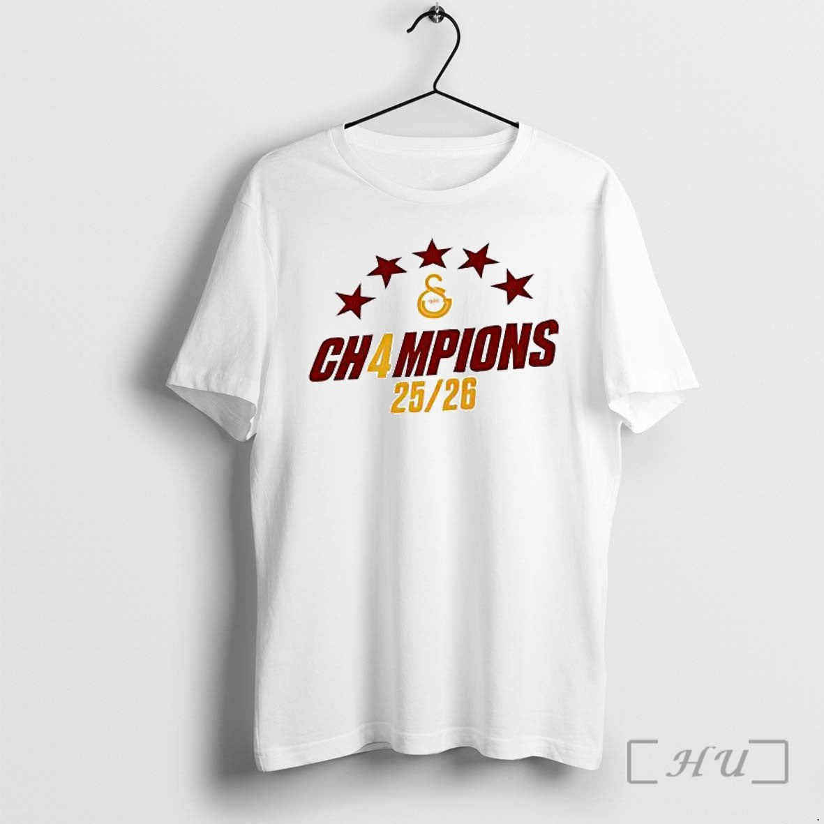 Officials Galatasaray Champions 2025 2026 Five Star - Adult & Kids T-Shirts, Sweatshirts & Hoodies apparel design preview 1