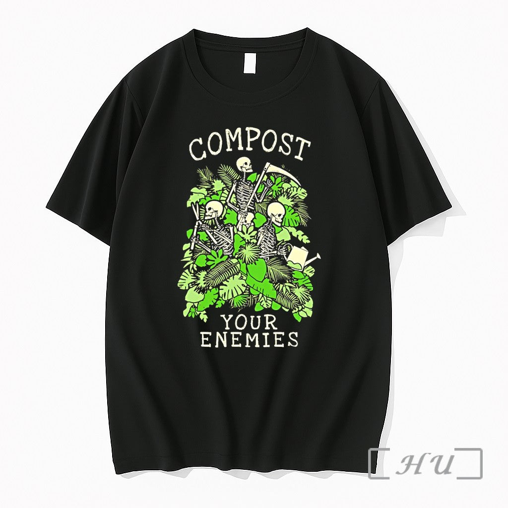 Officials Gardening Skeleton Plant Compost Your - Adult & Kids T-Shirts, Sweatshirts & Hoodies apparel design preview 1