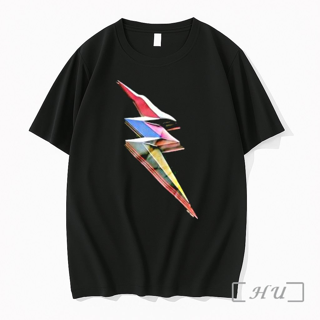 Officials Geometric Prismatic Multi Color Lightning - Adult & Kids T-Shirts, Sweatshirts & Hoodies apparel design preview 1