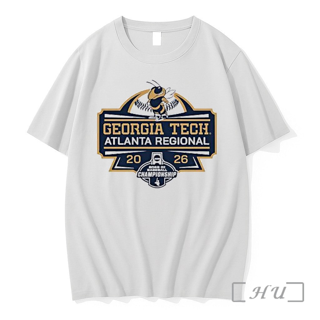 Officials Georgia Tech Atlanta Regional 2026 Ncaa - Adult & Kids T-Shirts, Sweatshirts & Hoodies apparel design preview 1