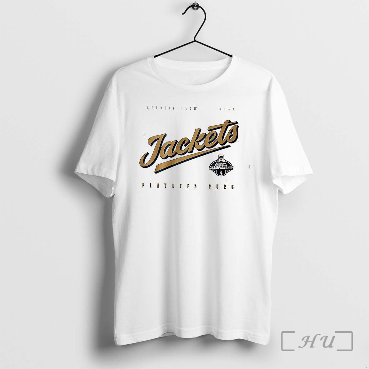 Officials Georgia Tech Yellow Jackets Baseball 2026 - Adult & Kids T-Shirts, Sweatshirts & Hoodies apparel design preview 1
