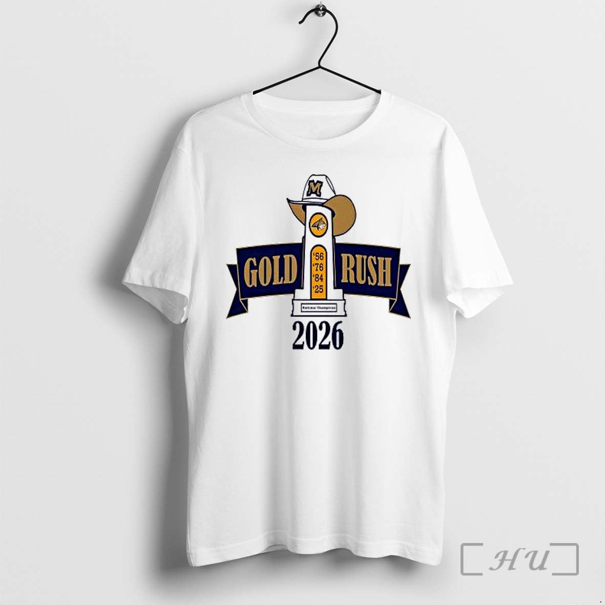 Officials Golmsu Bobcats Ncaa Gold Rush Trophy - Adult & Kids T-Shirts, Sweatshirts & Hoodies apparel design preview 1