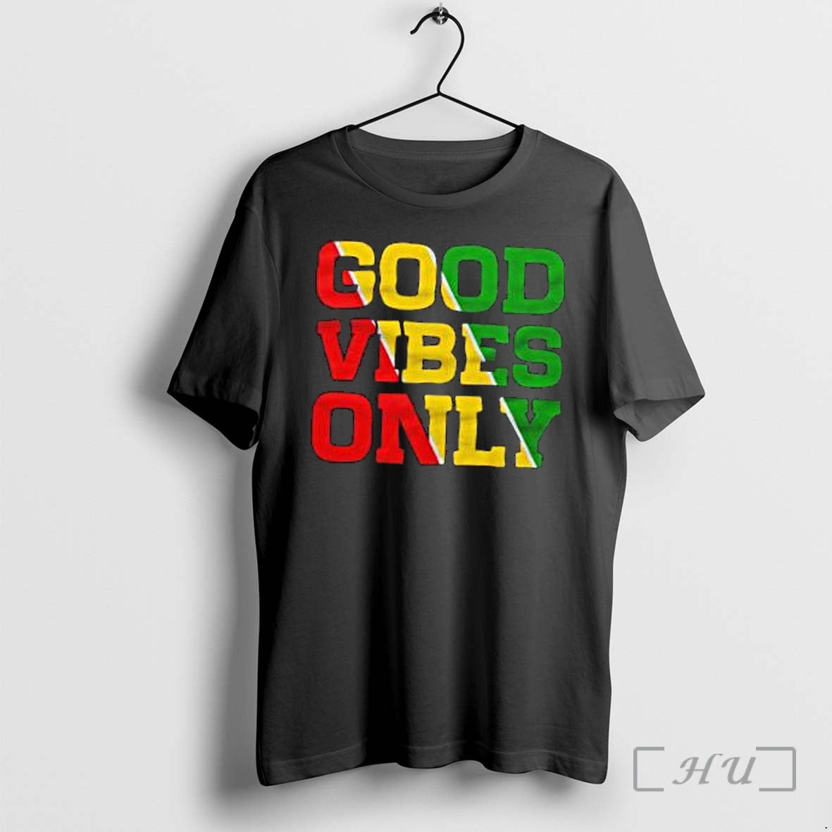 Officials Good Vibes Only Guyana Flag Premium Sweater - Adult & Kids T-Shirts, Sweatshirts & Hoodies apparel design preview 1