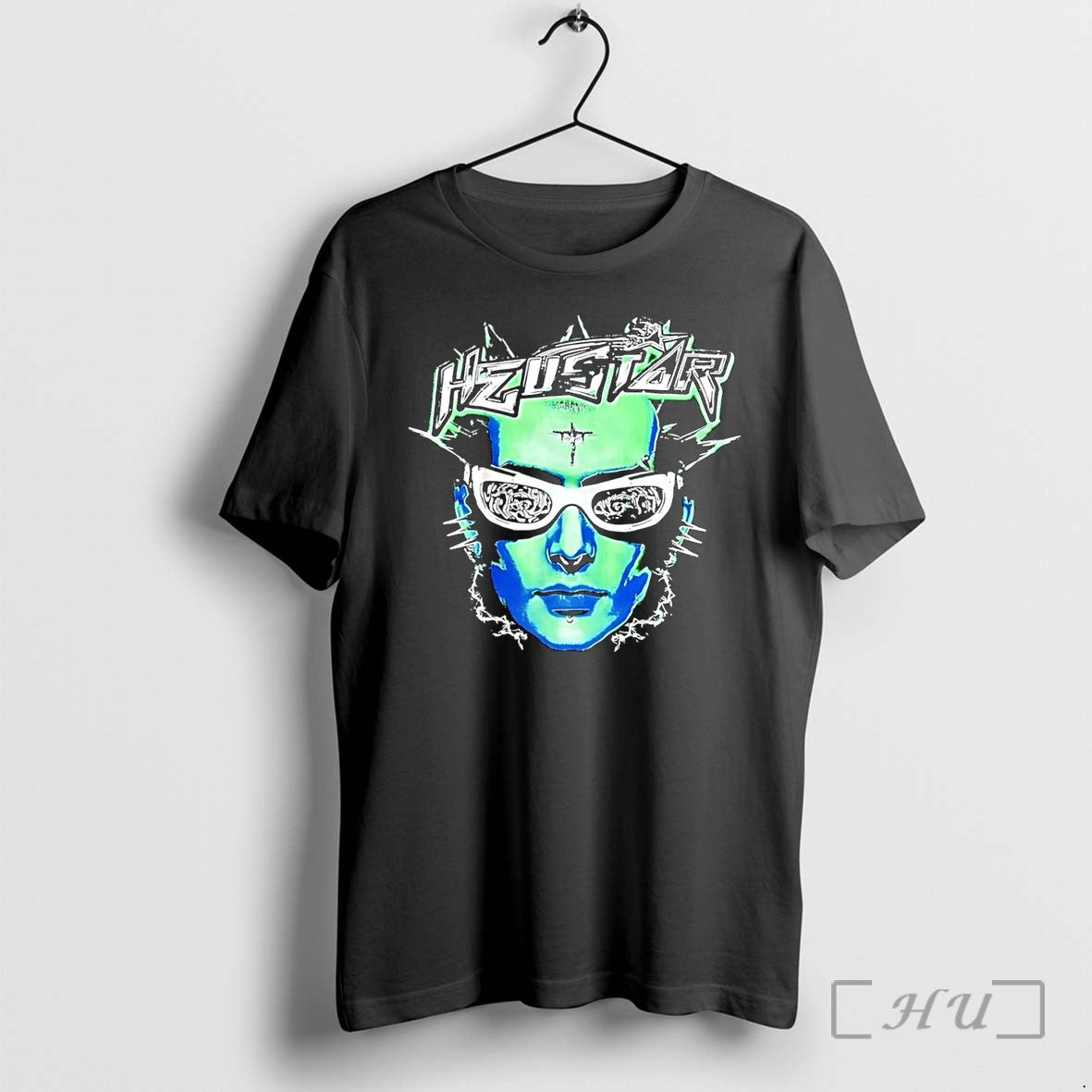 Officials Hzustar Cyber Goth Punk Face Sunglasses - Adult & Kids T-Shirts, Sweatshirts & Hoodies apparel design preview 1