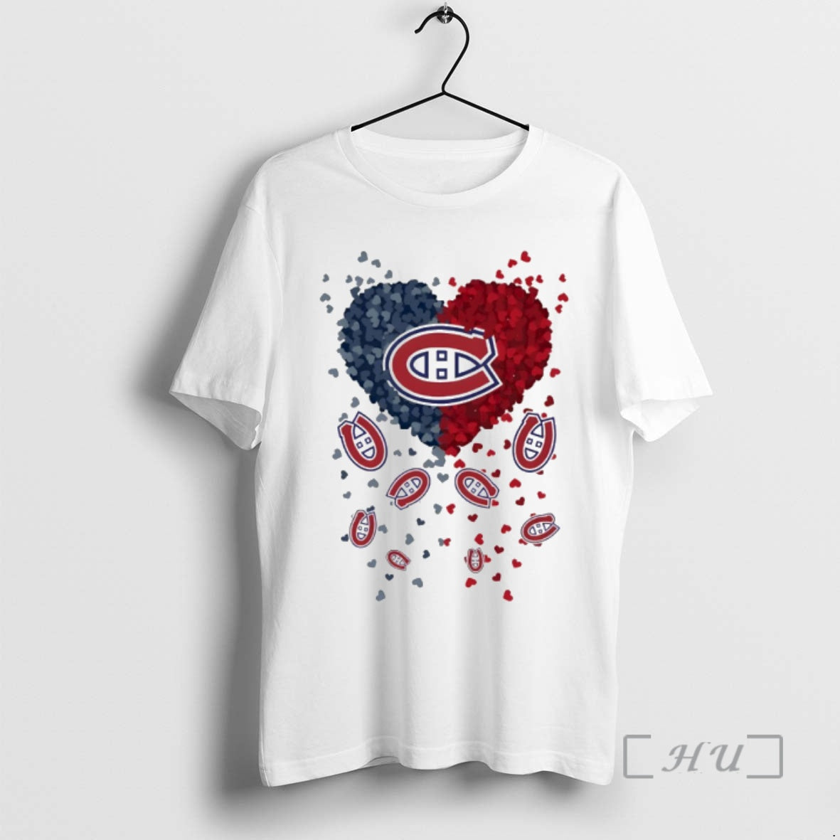 Officials Heart Of Montreal Canadiens Hockey Nhl 2026 - Adult & Kids T-Shirts, Sweatshirts & Hoodies apparel design preview 1