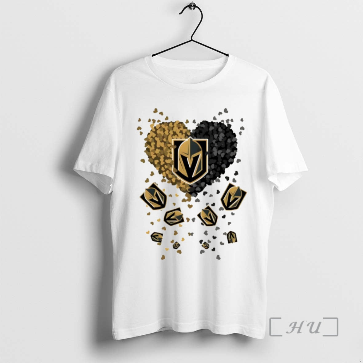Officials Heart Of Vegas Golden Knights Hockey Nhl - Adult & Kids T-Shirts, Sweatshirts & Hoodies apparel design preview 1